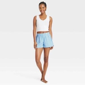 T5 NWT Colsie Women’s Cotton Boxer Sleep Shorts - Size: Small